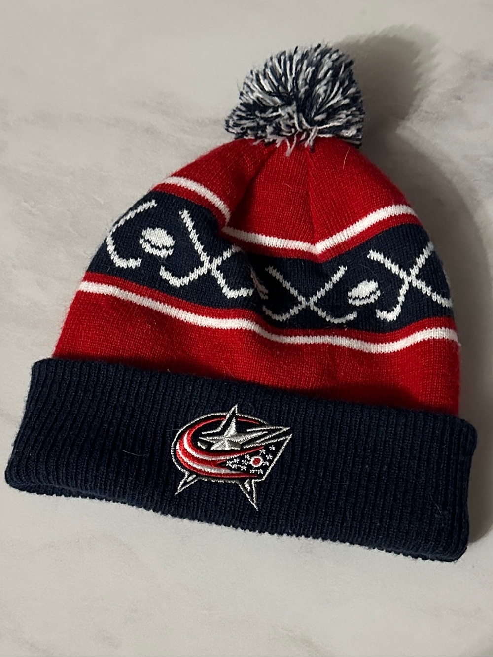 CBJ New Era Winter Pom Hat